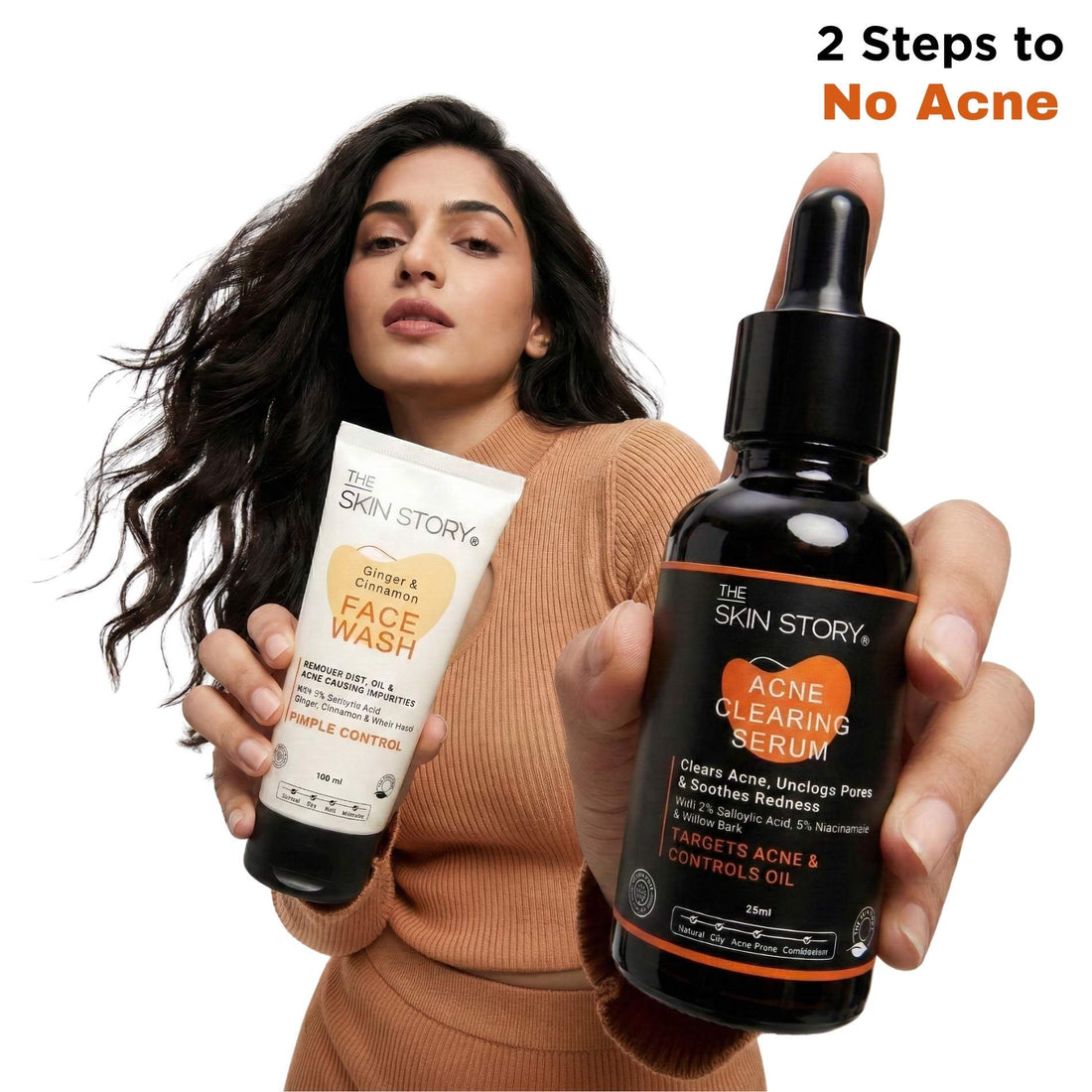 PCOD Acne Control Regime – Hormonal Acne Treatment Routine - The Skin Story -