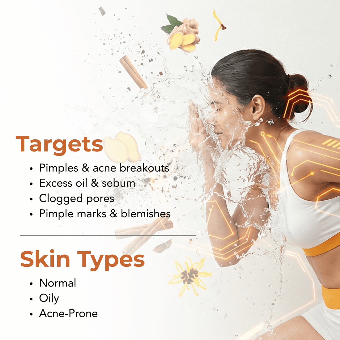 Pimple &amp; Acne Control Face Wash - The Skin Story - Facewash