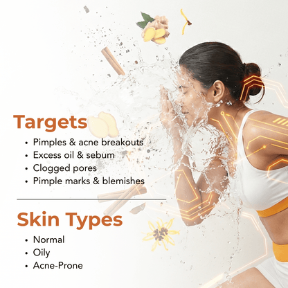 Pimple &amp; Acne Control Face Wash - The Skin Story - Facewash