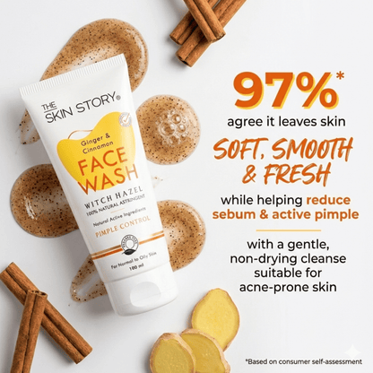 Pimple &amp; Acne Control Face Wash - The Skin Story - Facewash