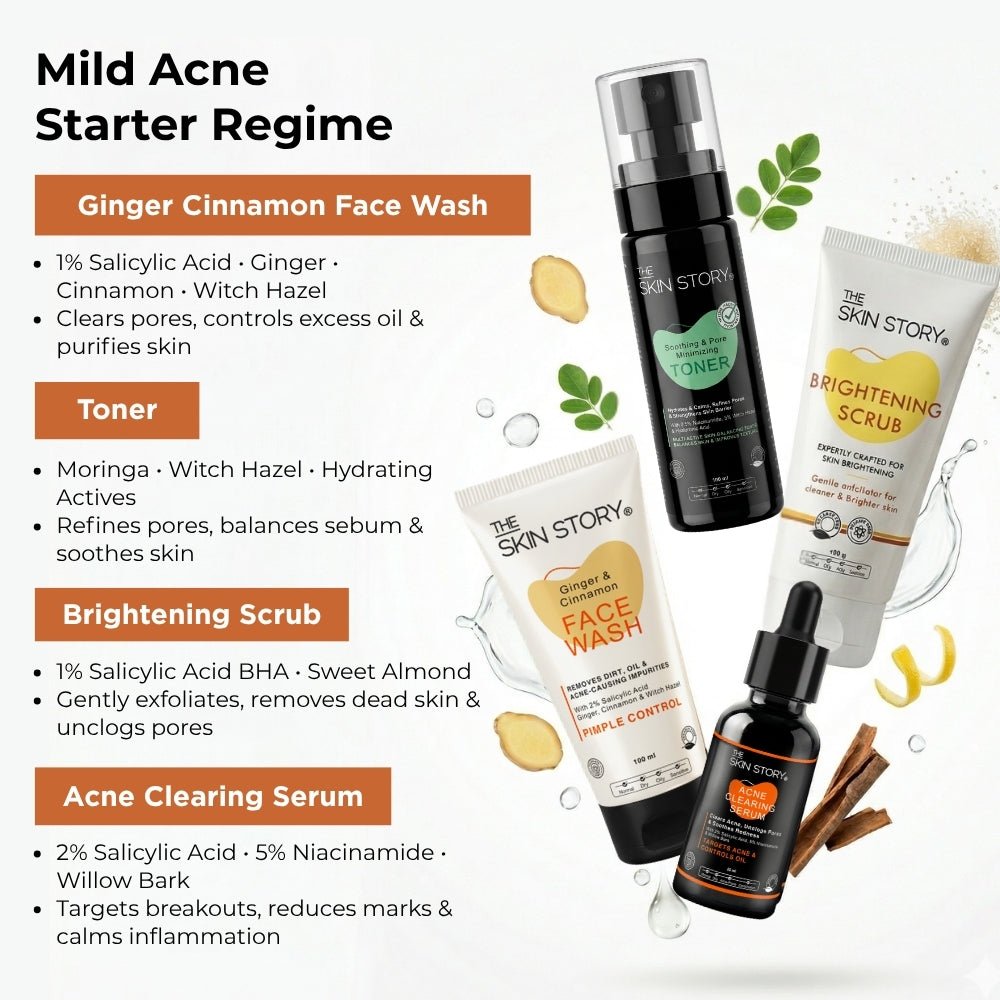 Pimple Calm Regime – Mild Acne Soothing Routine - The Skin Story - 