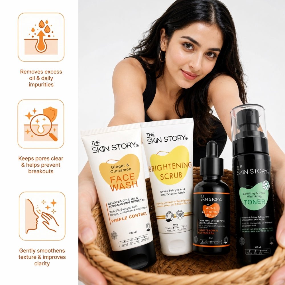 Pimple Calm Regime – Mild Acne Soothing Routine - The Skin Story - 