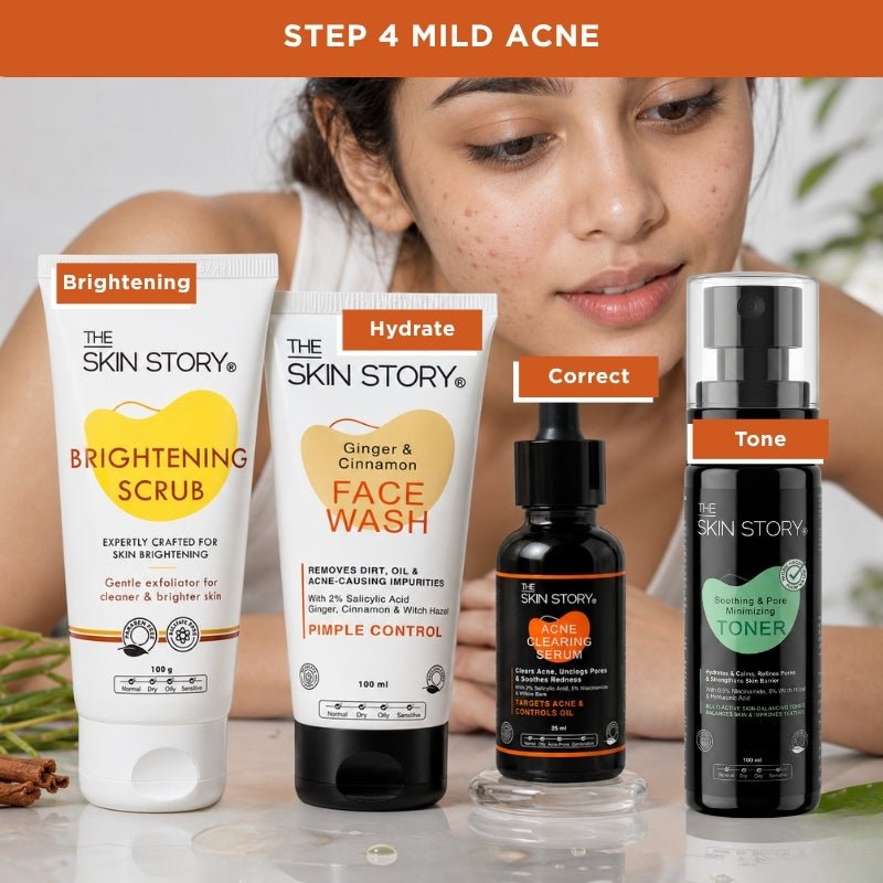 Pimple Calm Regime – Mild Acne Soothing Routine - The Skin Story - 