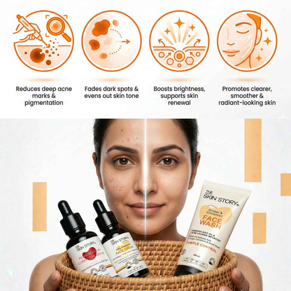 Pimple Spot Repair Regime – Acne Marks Treatment Routine - The Skin Story - 
