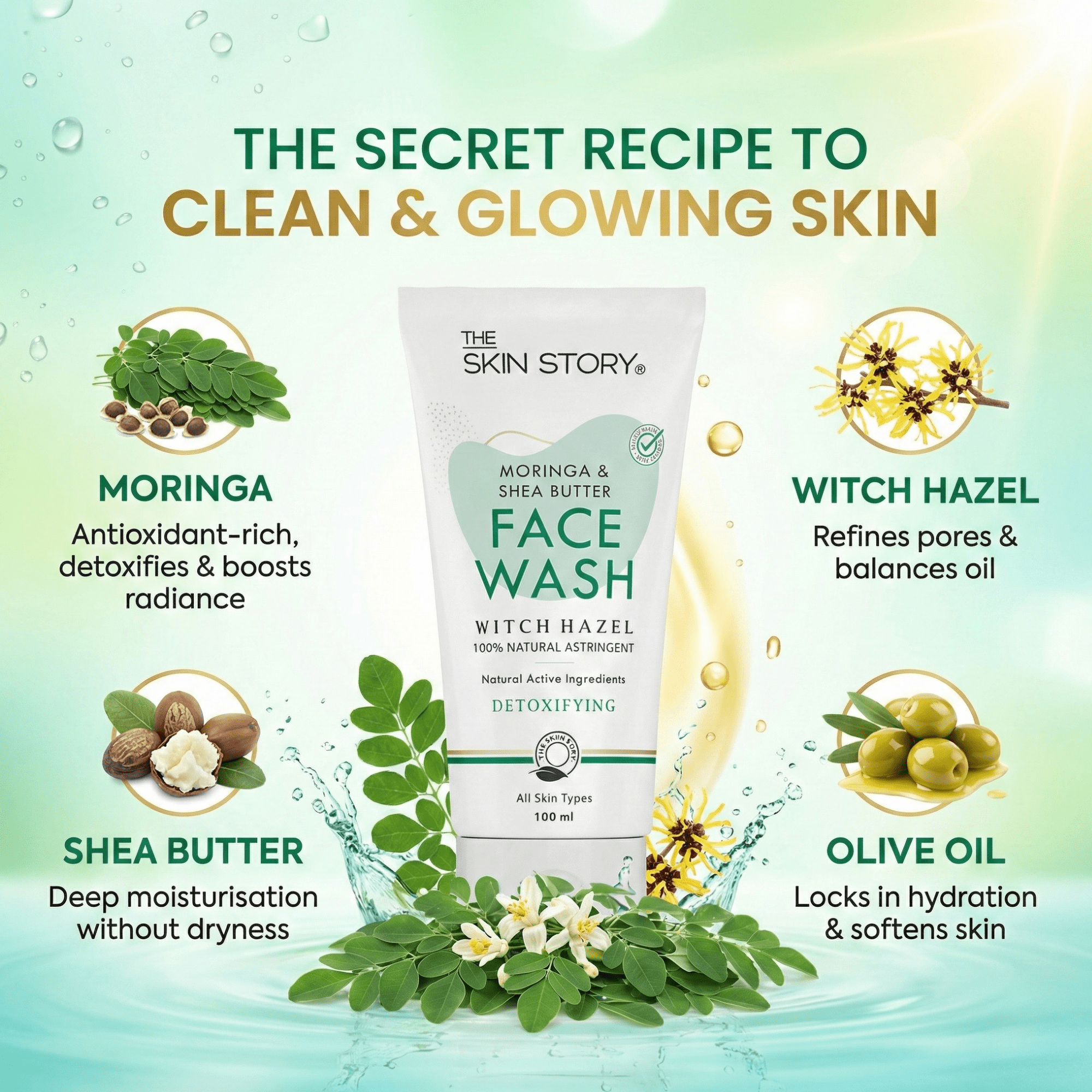 Pore Cleansing Antioxidant Face Wash - The Skin Story - Facewash