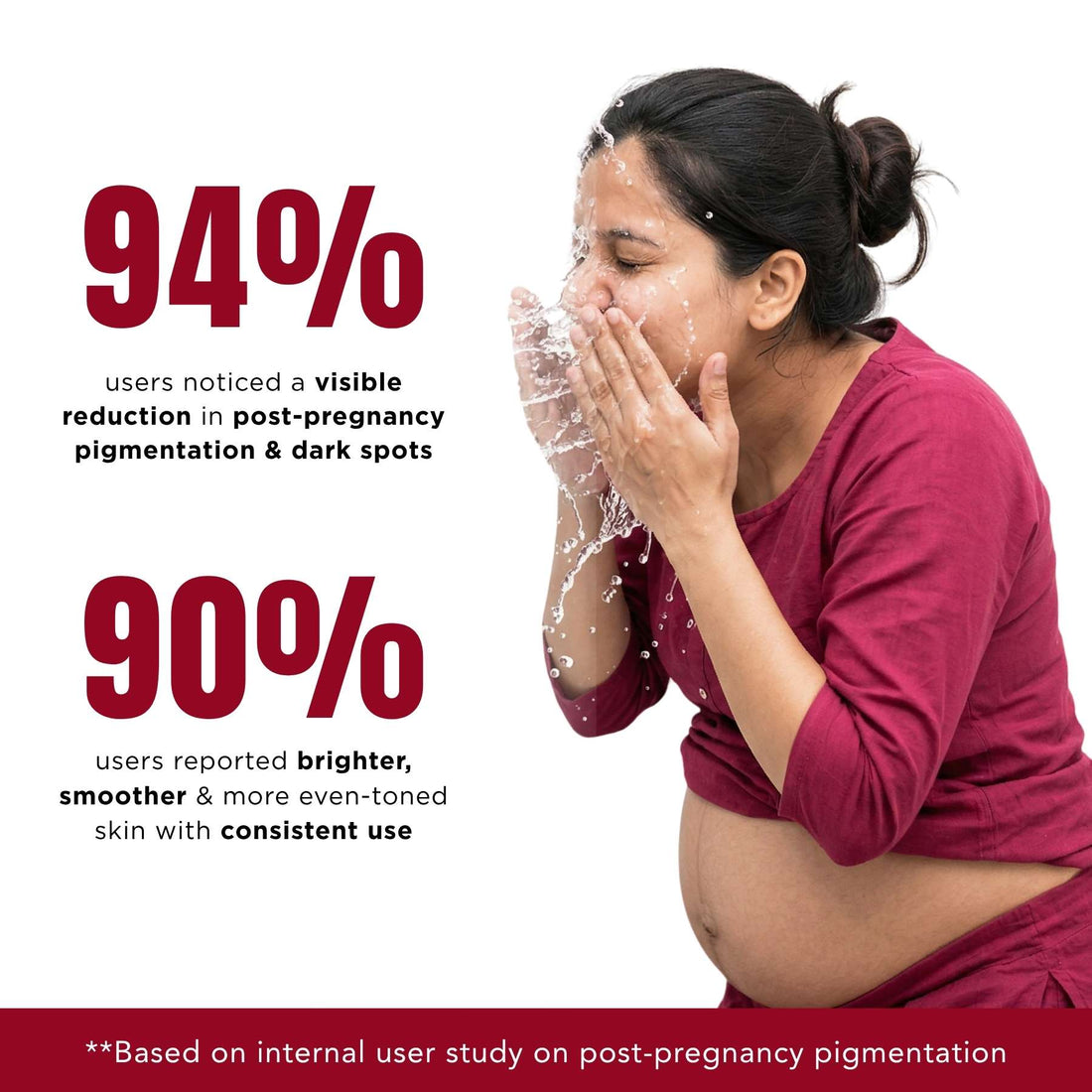 Post Pregnancy 3 steps - Facewash+Serum+Moisturising Cream - The Skin Story - 