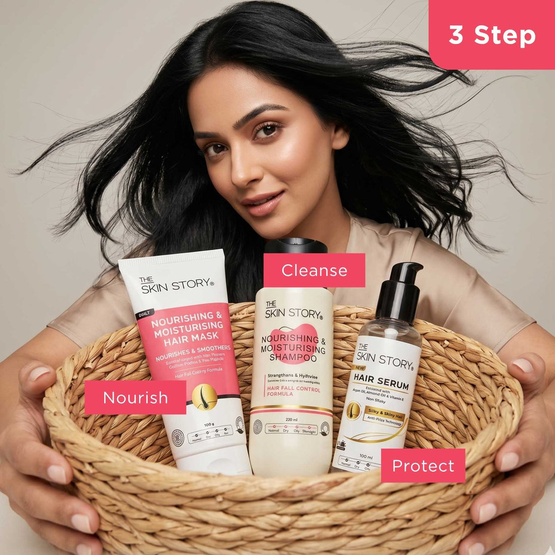 Postpartum Hair Fall Smooth Regime – Recovery &amp; Frizz Control - The Skin Story - 