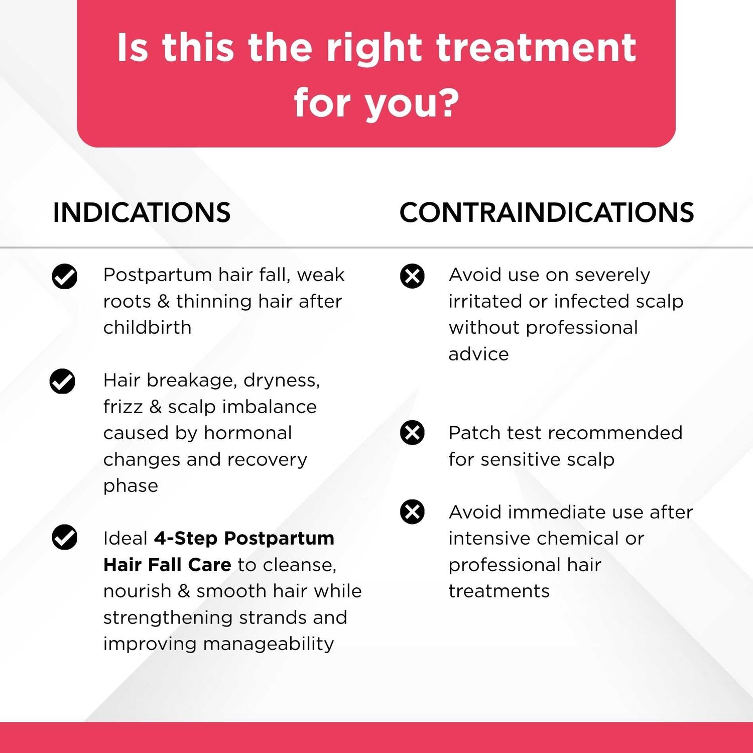 Postpartum Hairfall 4 steps - Nourishing &amp; Moisturising Shampoo+Mask+Hair Growth Serum+Hair Mask - The Skin Story - 