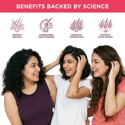 Postpartum Hairfall 4 steps - Nourishing &amp; Moisturising Shampoo+Mask+Hair Growth Serum+Hair Mask - The Skin Story - 