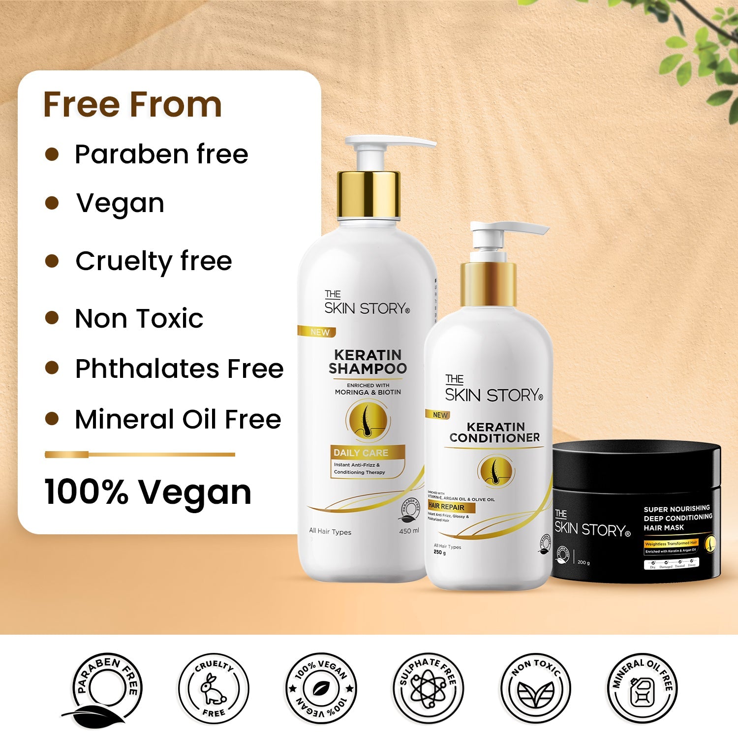 Pro - Repair Range for Damaged &amp; Weak Hair - The Skin Story - Hair Care Combo