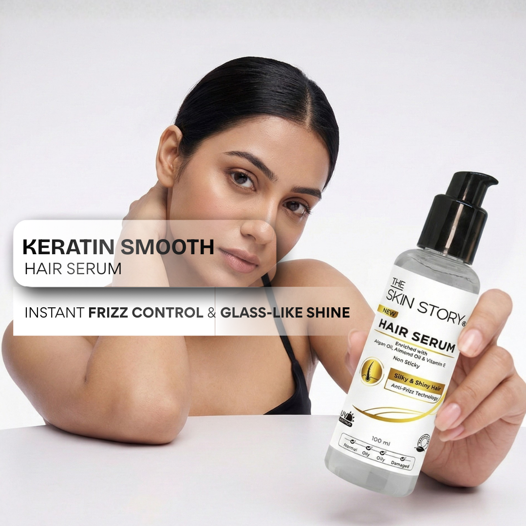Sulphate Free Keratin Shampoo, Hair Serum &amp; Hair Mask