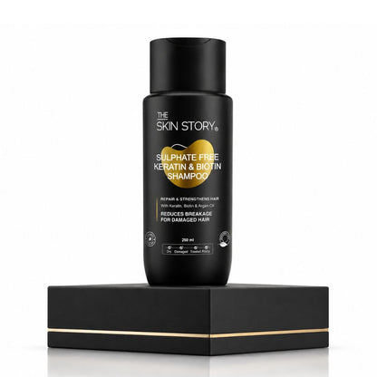 Sulphate Free Keratin &amp; Biotin Shampoo – Repairs Damaged Hair