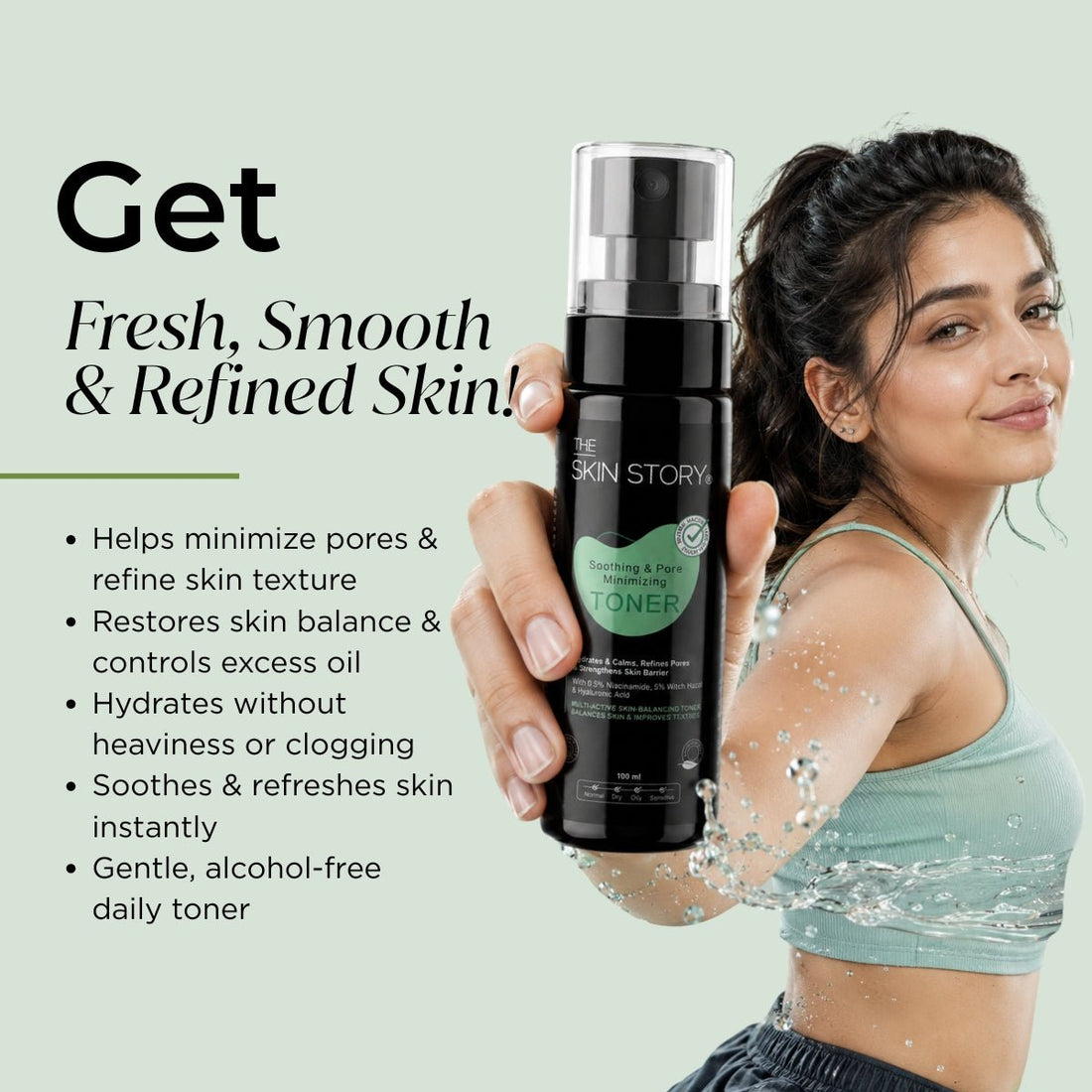 Soothing &amp; Pore Minimising Toner - The Skin Story - 