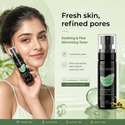 Soothing &amp; Pore Minimising Toner - The Skin Story - 