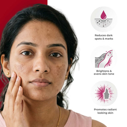 Stuborn Dark Spots 2 Steps - Facewash+Serum - The Skin Story - 