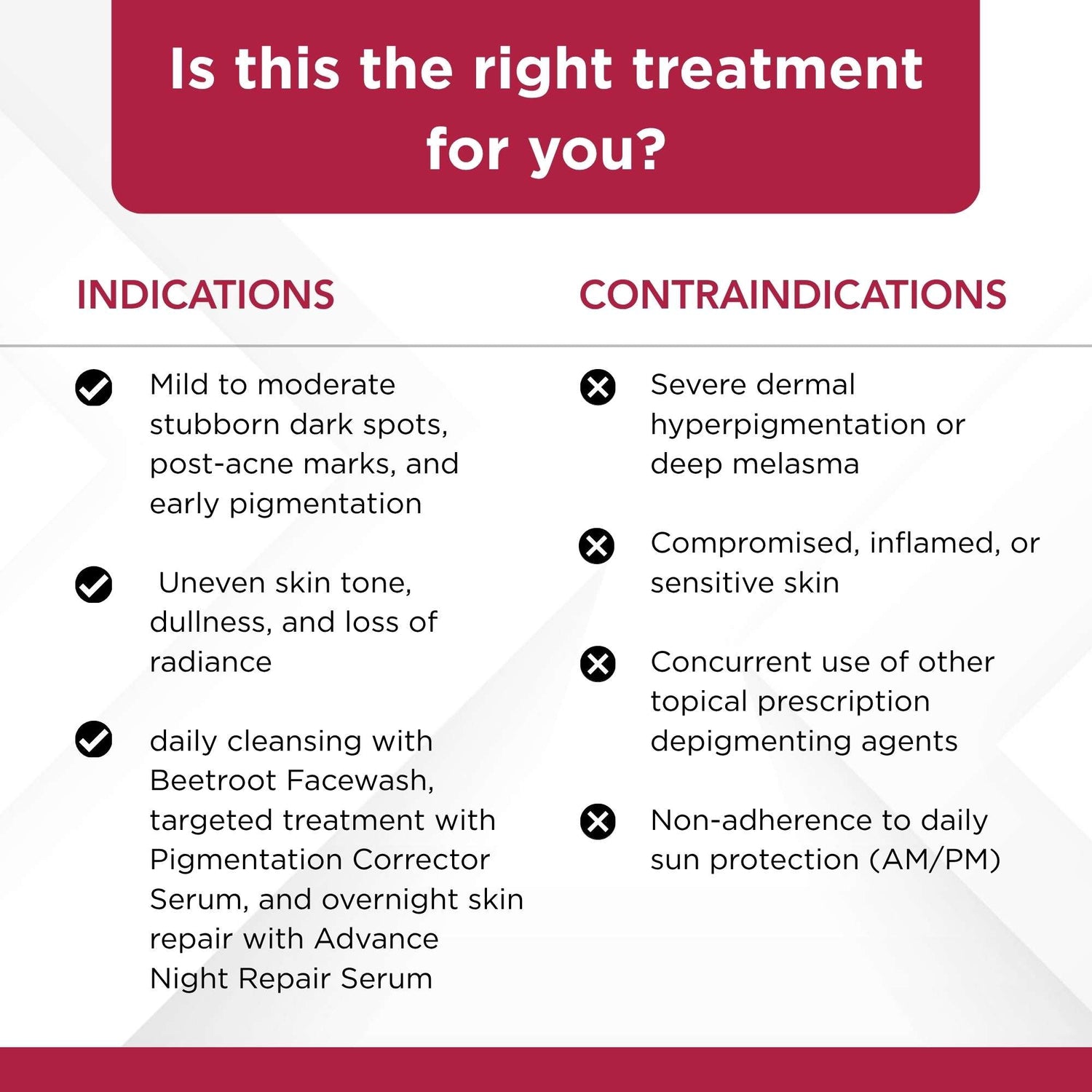 Stuborn Dark Spots 3 Steps - Facewash+Serums - The Skin Story - 