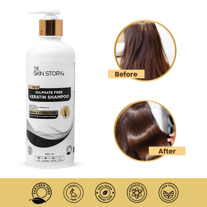 Sulphate Free Hair Repair Trio with Spa Hair Mask - The Skin Story - Hair Care Combo