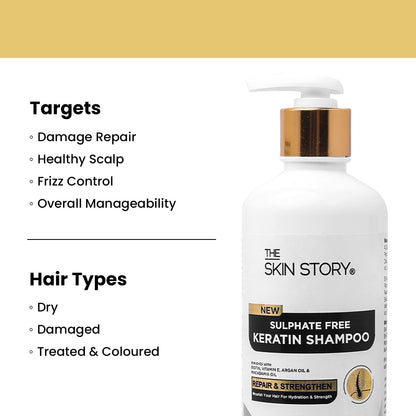 Sulphate Free Hair Repair Trio with Spa Hair Mask - The Skin Story - Hair Care Combo