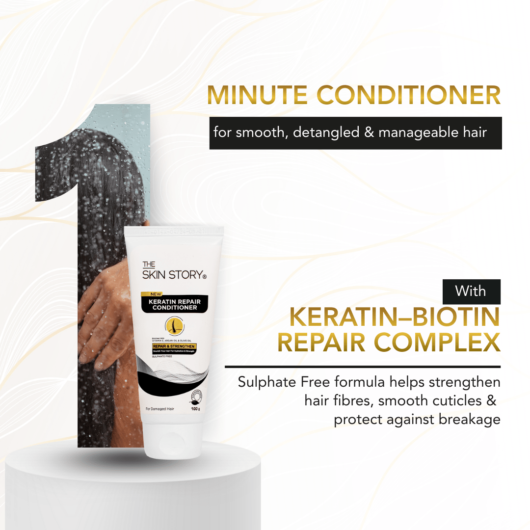 Sulphate - Free Keratin Conditioner - The Skin Story - 