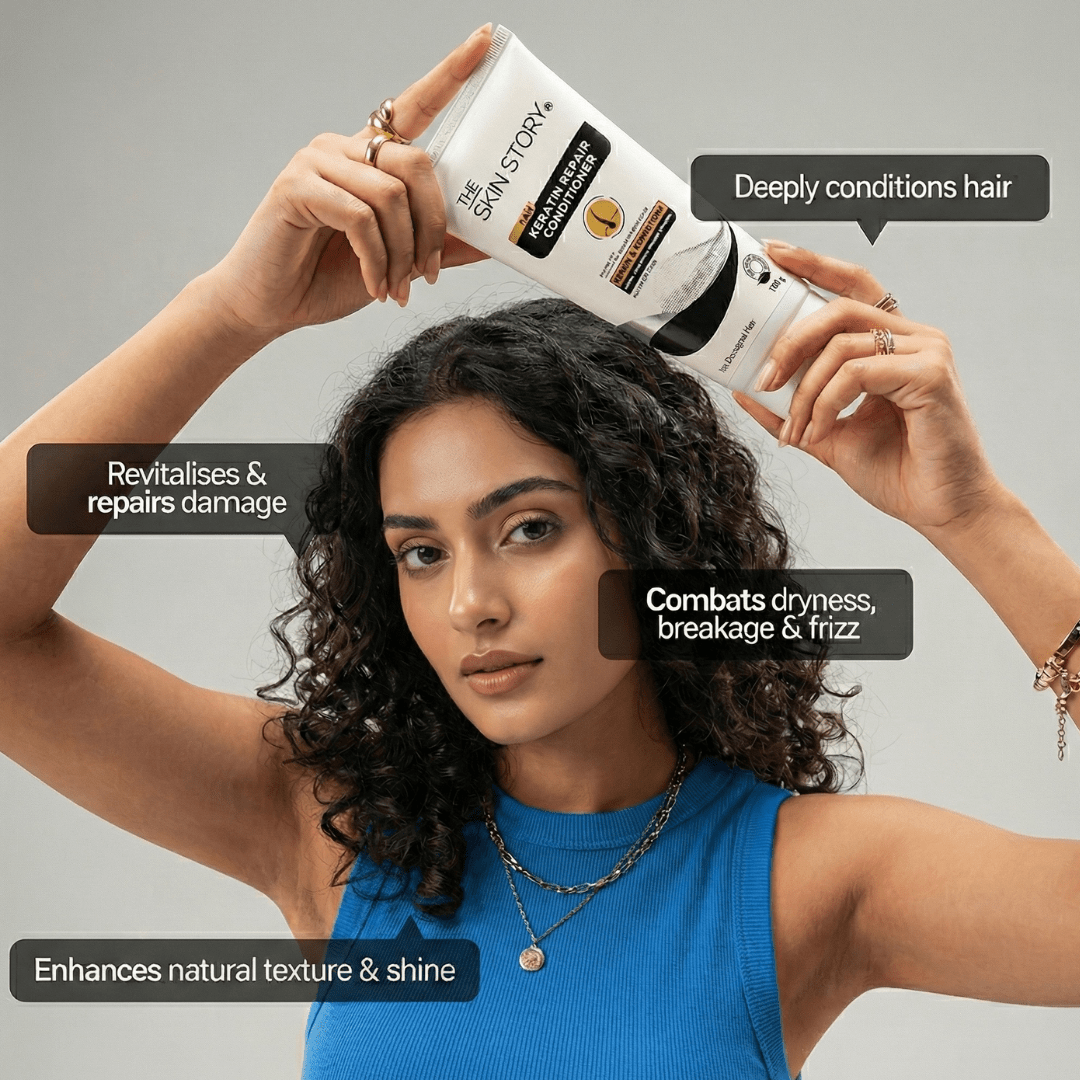 Sulphate - Free Keratin Conditioner - The Skin Story - 