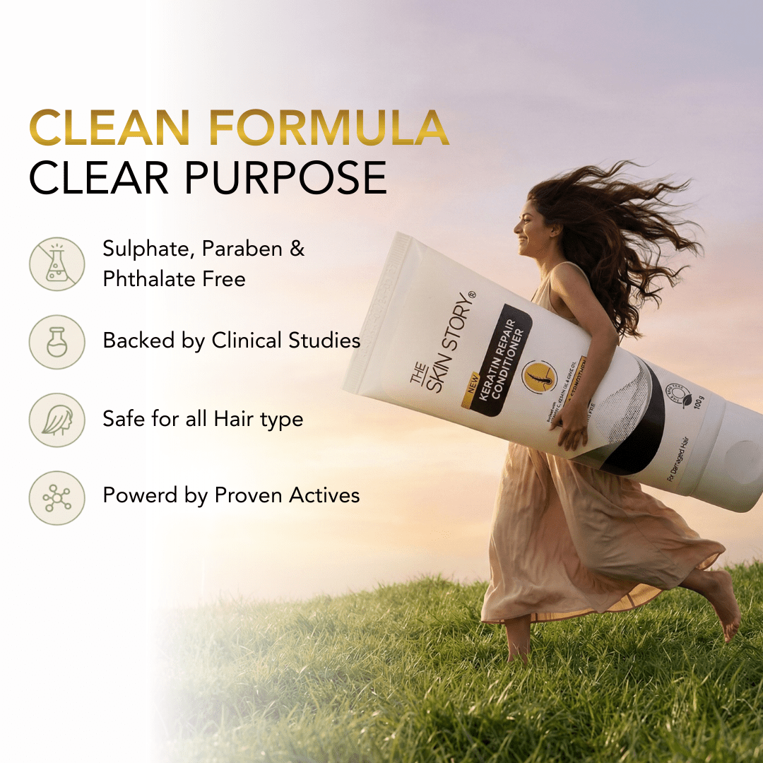 Sulphate - Free Keratin Conditioner - The Skin Story - 