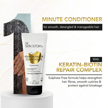 Sulphate - Free Keratin Conditioner - The Skin Story - 