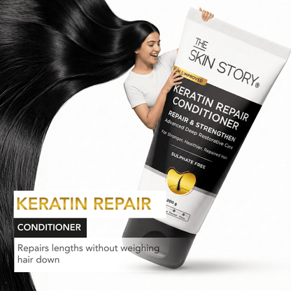 Sulphate Free Keratin Repair Conditioner - The Skin Story - Conditioner