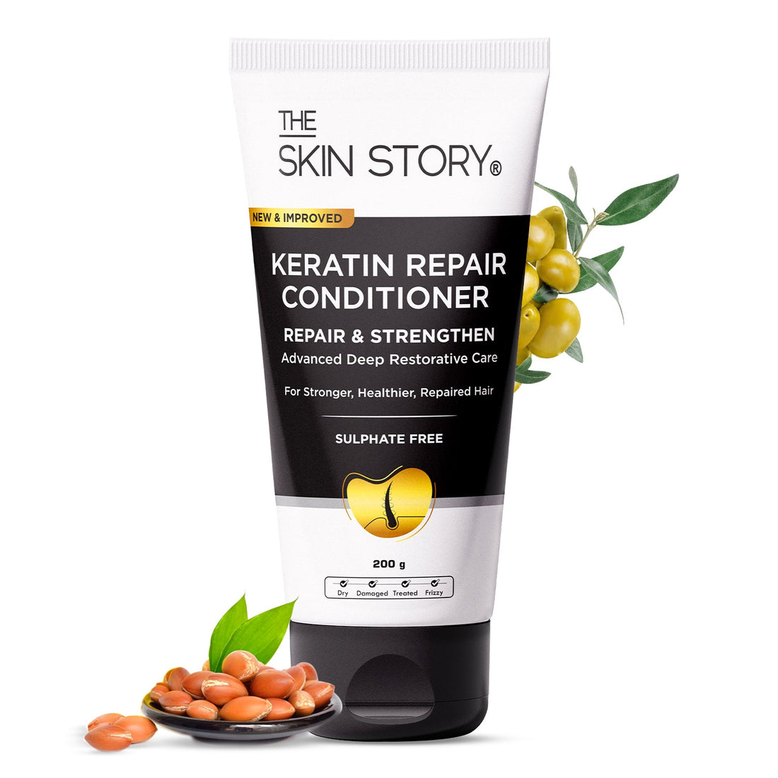Sulphate Free Keratin Repair Conditioner - The Skin Story - Conditioner