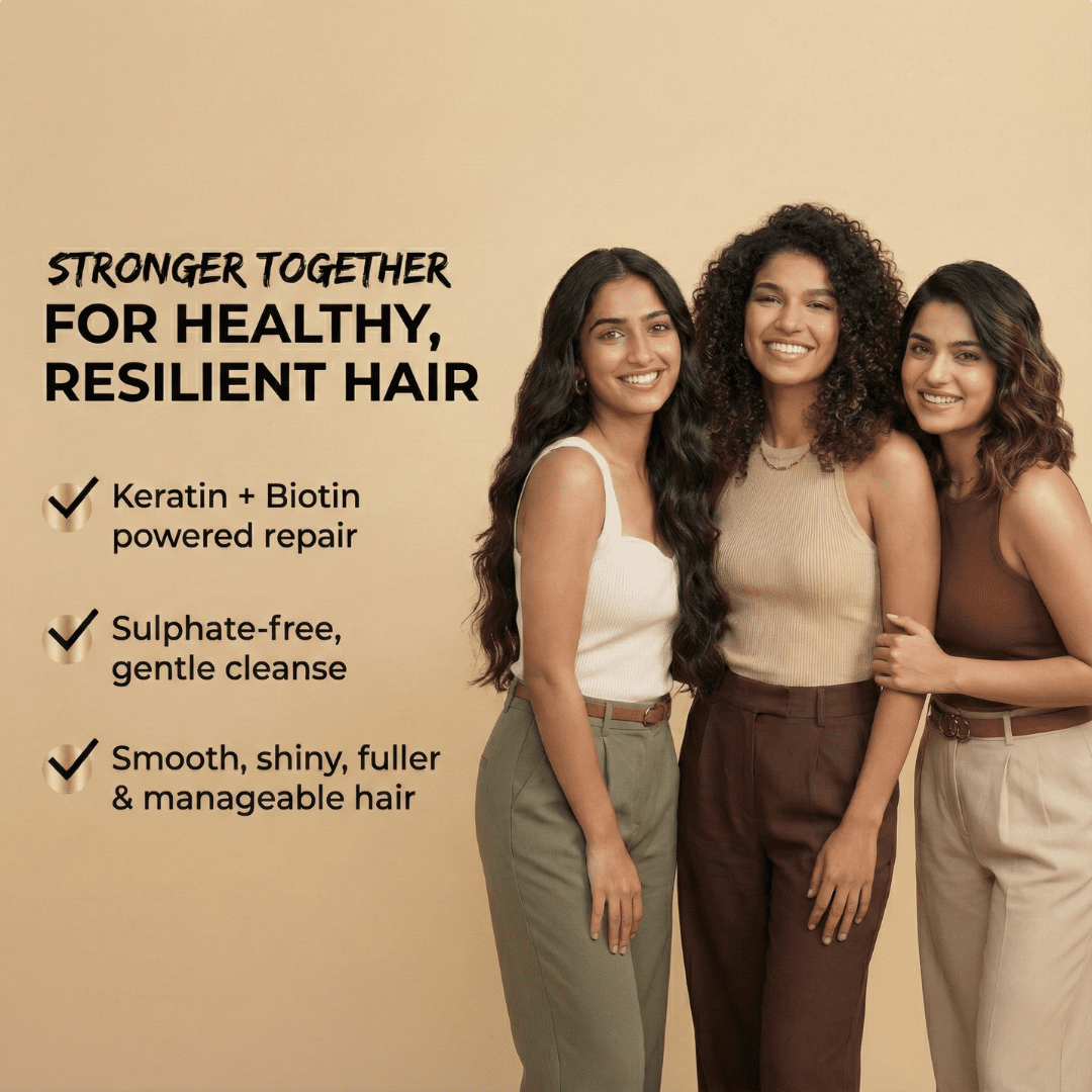 Sulphate Free Keratin Shampoo - Damage Repair - The Skin Story - 