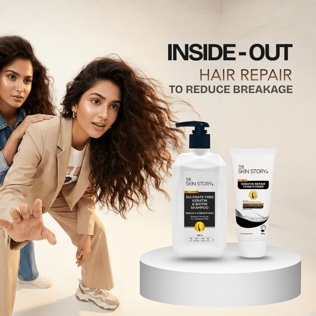 Sulphate Free Shampoo Damage Repair Duo - The Skin Story - Hair Care Combo