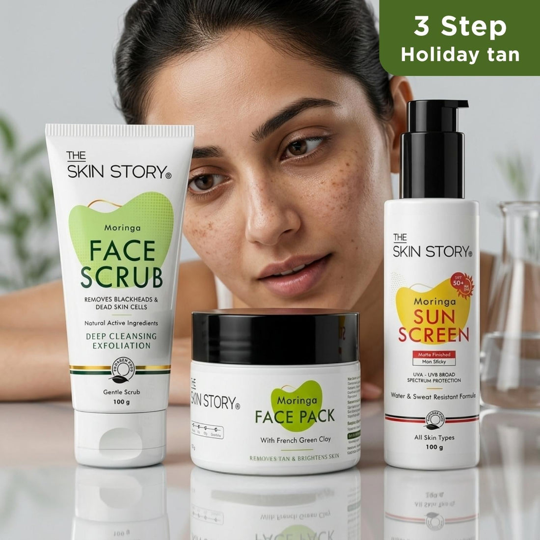 Sun Tan Recovery Regime – Brightening &amp; De - Tan Care - The Skin Story - 