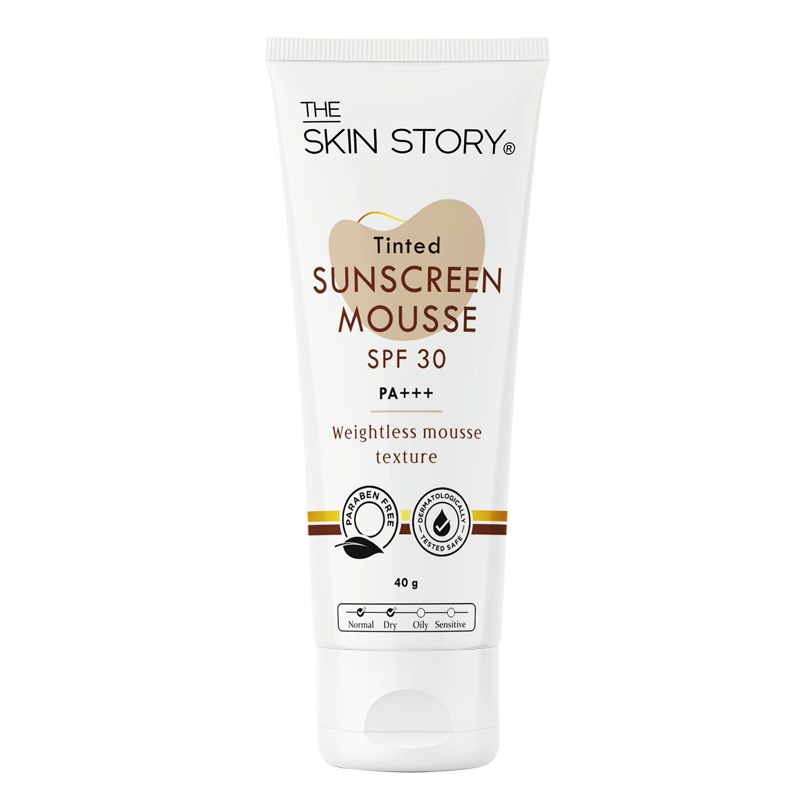 Tinted Sunscreen Mousse SPF 30 - The Skin Story - Sunscreen