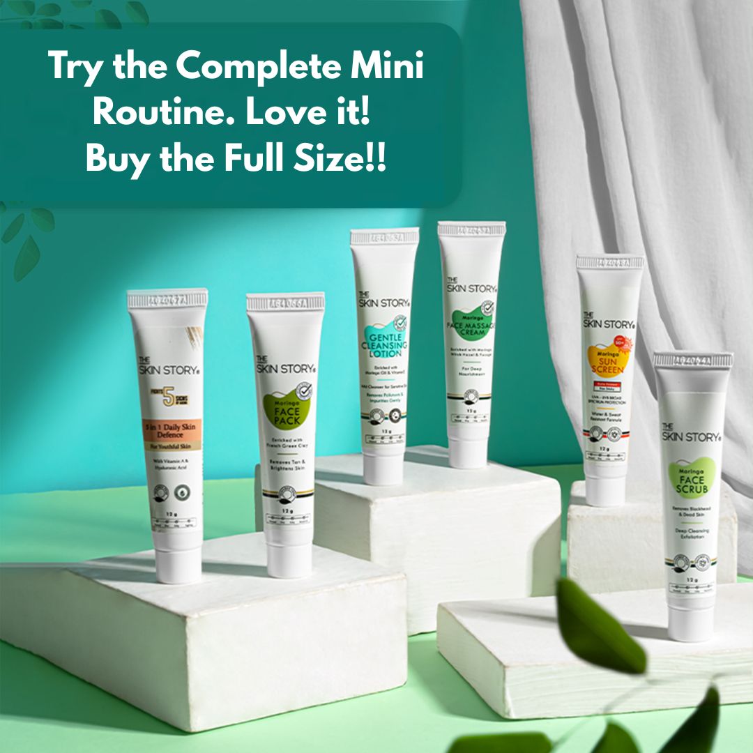 Try Best - Seller Minis Combo - 6 TUBES - The Skin Story - Face Care