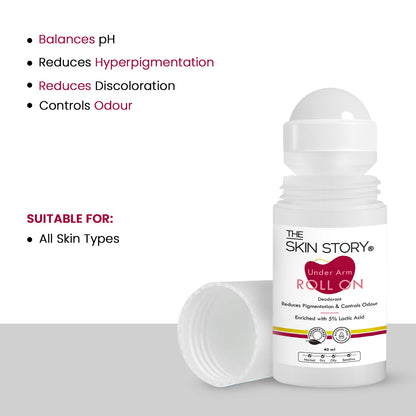 Under Arm Brighteneing Roll On - The Skin Story - Roll On