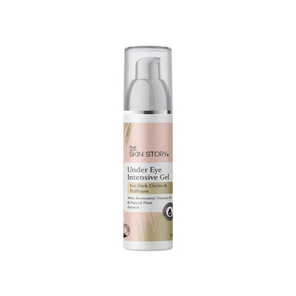 Under Eye Gel for Dark Circles &amp; Puffy Eyes | Reduce Wrinkles &amp; Fine Lines | Niacinamide &amp; Resveratrol | 25g