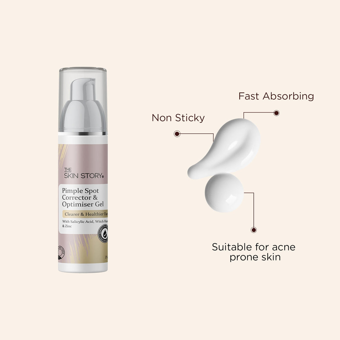 Pimple &amp; Acne Corrector Gel - The Skin Story - 